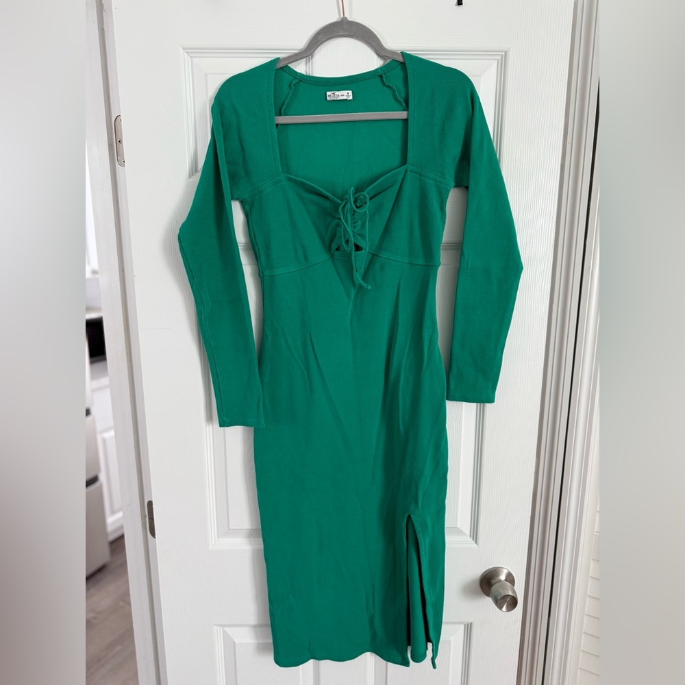 Long Sleeve Cutout Bodycon Dress